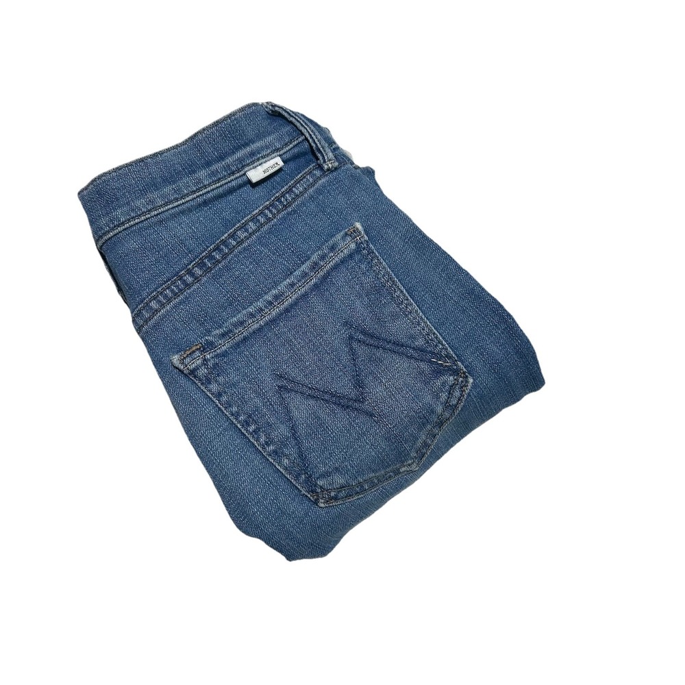 MOTHER Denim Cropped Ankle Jeans